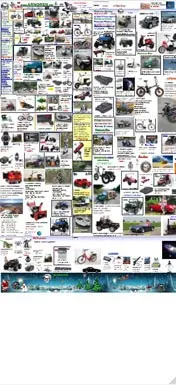 Mobile screenshot of the Arngren website crowded with tiny product photos.