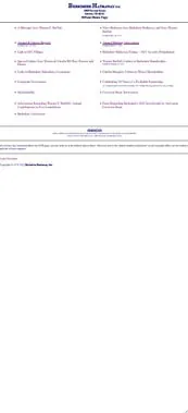 Mobile screenshot of the plain text Berkshire Hathaway website.