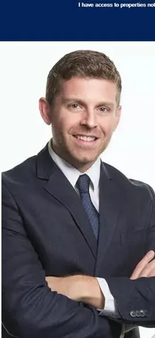 Mobile screenshot of the Daniel Effenberger website with a businessman photo.